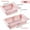1Pc Pink, variant on Refrigerator Drawer Organizer, Pull Out Shelf Storage Organizer for Egg, Fruit, Vegetable, Meat, Fit All Fridge Shelves Under