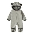 thumbnail image 6 of breaise Fleece Baby Bodysuit – Infant One Piece Kids Hooded Romper Outerwear Toddler Jacket Cute Jumpsuit Winter Warm Clothes 2PC, 6 of 9