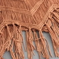thumbnail image 6 of Brown Tshirts for Women‘s Fringe Western Tassel Tank Tops Sleeveless V Neck Crochet Crop Top Boho Knitted Spaghetti Straps Vest Summer Tank Tops for Women 2025, 6 of 6