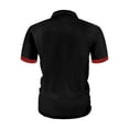 thumbnail image 6 of KPOPLK Men's Performance Golf Polo Shirts Short Sleeve Dry Fit Moisture Wicking Quick Dry Snag Resistant Breathable Casual Solid Collared Tops for Course Size S,Black, 6 of 6