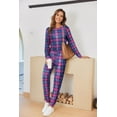 thumbnail image 2 of Ekouaer Pajamas For Women Comfy Long Sleeve Jogger Set Lounge Pjs Set With Pockets polka dots, 2 of 5