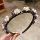 thumbnail image 1 of Accesorios para el cabello de la horquilla rota de la banda del pelo de la banda del pelo del Rhinestone de la perla Wmkox8yii  fajkfhkj4930, 1 of 2