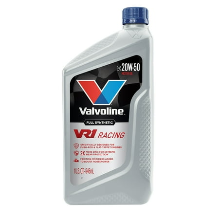 Valvoline VR1 Racing Full Synthetic 20W-50 Motor Oil 1 QT