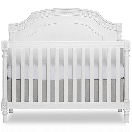 Evolur Julienne 5 In 1 Convertible Crib In Brush White Walmart