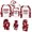 6-Style, variant on yoeyez Sale Christmas Family Matching Pajamas Sets Matching Christmas Pajamas for Family Xmas Pjs Sets Holiday Sleepwear