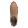 thumbnail image 3 of CHARTER CLUB Womens Brown Goring Scalloped Daxi Round Toe Block Heel Zip-Up Booties 9 M, 3 of 4