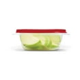 thumbnail image 2 of Rubbermaid TakeAlongs Square Food Storage Containers, 298 mL (1.26 Cup), Ruby Red, 5 Pack, 2 of 4