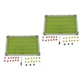 thumbnail image 1 of de 2 tableros de entrenador de dos cara / portapapeles de borrado para fútbol soccer, tableros de escritura de Cola Tablero de entrenamiento de fútbol, 1 of 7