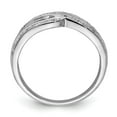 thumbnail image 2 of Sterling Silver Rhodium Plated Diamond Ring QR4846, 2 of 4