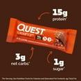 thumbnail image 5 of (3 pack) Quest Crispy Hero Protein Bars, Low Carb, Keto Friendly, Chocolate Caramel Pecan, 4 Count, 5 of 7