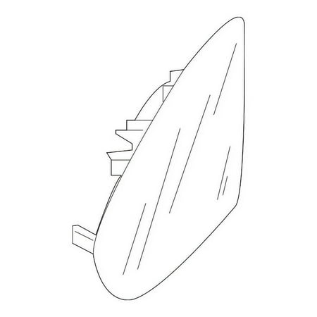Genuine OE Volkswagen Mirror Glass - 17A-857-521-G