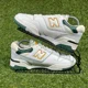 thumbnail image 2 of New Balance Trainers Mens Sz UK 8.5 550 White Green Yellow Leather Casual Shoes, 2 of 6