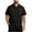 Black, variant on Men's Shirts, Men Short Sleeve Shirt with Dual Chest Flap Pockets Button Front Classic Fit Soft Breathable Fabric Top Navy XXXL