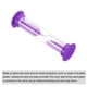 thumbnail image 3 of Temporizador de arena de 3 minutos Uxcell, paquete de 4 relojes de arena pequeños, reloj de arena morado, 3 of 5