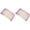 Pink*2, variant on Clear Pencil Pouch,Makeup Bag,8.50"x4.8",Durable Water-Resistant Pencil Bags with Zipper,Portable Travel Toiletry Bags,Multi-use Transparent Pouch for Stationery,Office & Travel Supplies(Yellow)