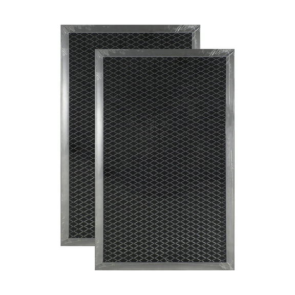 Air Filter Factory 7-1/16 x 11-5/8 x 3/8 Range Hood Charcoal Carbon Filters 2-Pack