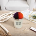 thumbnail image 2 of Best Life - Purple & Orange - 5.5 oz - 100% Soy Wax Candle with Pom Pom Lid Scent: Tranquility, 2 of 7
