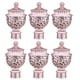 thumbnail image 3 of 6 piezas de extremo de barra de cortina de ventana decorativa, tapón de cabeza de barra de cortina de ventana creativa, accesorios de barra de cortina romana retro para decoración del hogar (oro rosa), 3 of 5