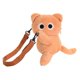 thumbnail image 4 of Bolso bandolera con forma de gato, peluche para mujer y niña, ideal como regalo para viajes y fiestas callejeras. Marrón, 4 of 9