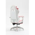 thumbnail image 4 of Wingomart PU Faux Leather Gaming Chair Racing Video Game Chairs Computer Adjustable High Back Ergonomic Office Chair Recliner Swivel Rocker w/Lumbar Support and footrest, 4 of 10