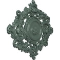 thumbnail image 3 of 22 1/2"W x 30 3/8"H x 1 1/2"P Katheryn Ceiling Medallion, Hand-Painted Cloud Burst, 3 of 6