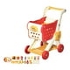 thumbnail image 5 of Juego de carrito de supermercado para niños, cesta de almacenamiento de escritorio, regalos de San Valentín para niños, carrito de compras de juguete rojo, 5 of 9