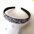 thumbnail image 1 of New Rhinestone Hairband Hairpin Super Flash  Hair Accessories  Leopard Full  Hairband Rhinestone Headband, 1 of 7