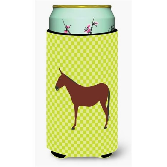 Hinny Horse Donkey Green Tall Boy Beverage Insulator Hugger