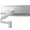 White, variant on VIVO White Single Pneumatic Monitor Wall Mount, Fits Ultrawides up to 49"