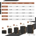thumbnail image 6 of Joyway 7 Piece Luggage Set PC Hardside Lightweight Suitcase with TSA Lock Spinner Wheels (18/20/24/28), 6 of 9