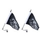 thumbnail image 1 of Mástil De Bandera De EE.UU. UU. Para Motocicleta, L R Cromado, 2 Piezas, Kit De Montaje De Mástil De Tapa De Maletero, Aluminio, 25 Cm, ​​Reemplazo Para Gold Wing Tour 2018-2020 Para, 1 of 7