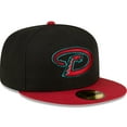thumbnail image 3 of Men's New Era  Black/Red Arizona Diamondbacks Road Authentic Collection On-Field 59FIFTY Fitted Hat, 3 of 6