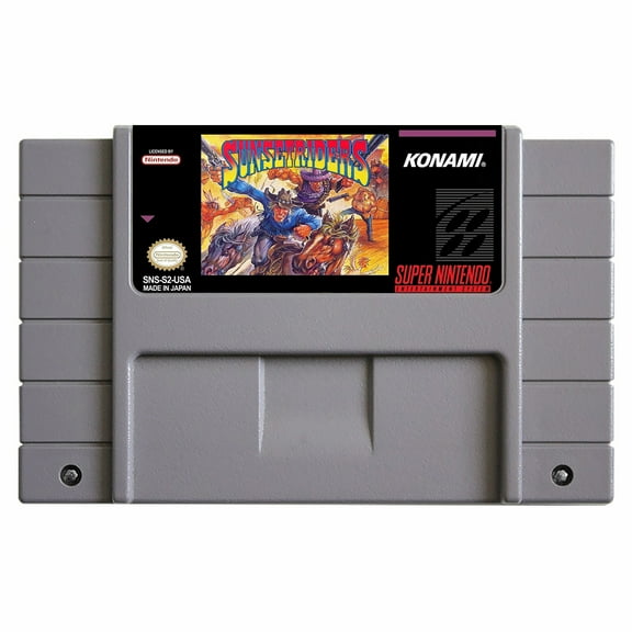 SNES Games Cartridge Sunset Riders