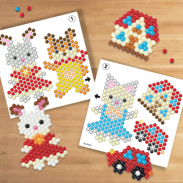 Aquabeads Calico Critters Character Set, Complete Arts & Crafts Bead Kit  for Children - over 600 beads to create Bell Hopscotch Rabbit and more  characters from Calico Village 