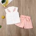 thumbnail image 3 of Ensemble d'Été pour Fille Bébé Enfant Chemise à Boutons + Short, 3 of 5