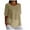 Khaki, variant on vigerkar Cotton Linen Tops for Women Lightweight Thin Plus Size Half Sleeve Shirt Loose Tunic Summer Work Casual Blouse AG, XL