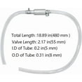 thumbnail image 4 of Brake Bleeder Hose One Way Check Valve, Brake Bleeder, One Way Check Valve Brake Bleeder, Brake Bleeder One Way Valve, Car Clutch Fluid Replacement Hose with Tube&Metal Clips (1Set), 4 of 7