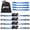 Blue, variant on 4-Pack Retractable Ratchet Straps with 4 Soft Loop - 1 Inch x 10 Feet (1,650lb Break Strength) - Heavy Duty Auto Self Retracting Tie Down Straps for Truck, Cargo Trailer, Motorcycle, ATV, UTV, Black