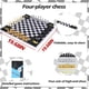thumbnail image 5 of Juego de mesa de ajedrez Jyquorp para 4 jugadores con material de alfombrilla de ratón, 5 of 6