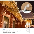 thumbnail image 6 of Wellsay 360 Pieces Christmas Light Clips Gutter Plastic Seasonal Weatherproof Clips Holiday Fence for Christmas Roof Tree Outside Hanging String, 6 of 7