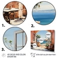 thumbnail image 3 of Designart "Creativity Abounds by the Beachside I" Italian Metal Wall Art Set, 3 of 5
