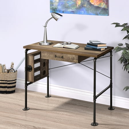 industrial rectangular desk with keyboard product