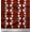 Brick Red, variant on Soimoi Red Cotton Voile Fabric Geometric Abstract Print Sewing Fabric Yard 42 Inch Wide