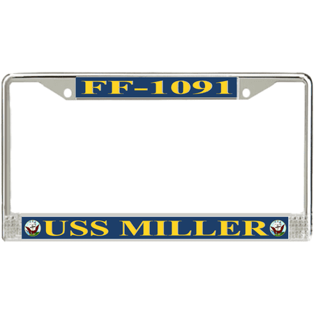 USS Miller FF-1091 License Plate Frame