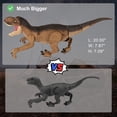 thumbnail image 3 of Juguete de dinosaurio a control remoto IQKidz T-Rex para niños de 3 a 12 años, 3 of 9