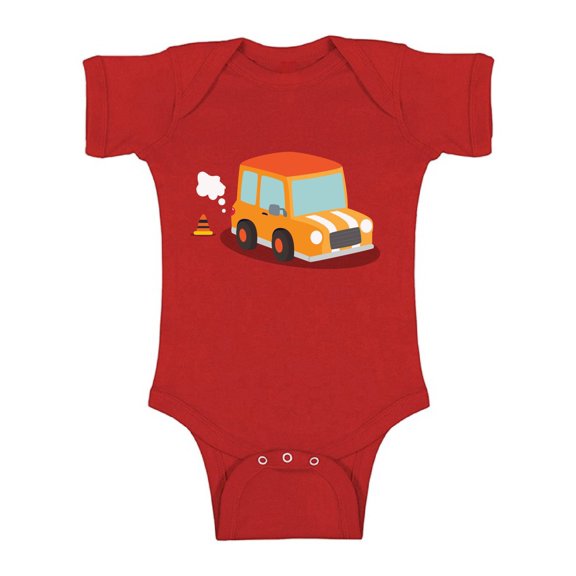 Baby Boy Shirts - Newborn 6M 1 Year 2 Year Old 18 Months - Car Romper