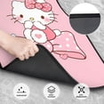 thumbnail image 3 of Hello Kitty(4) Car Floor Mats Universal SUV Front Rear Floor Foot Mats 4-Piece Full Set with Non-Slip Rubber Backing, 3 of 6