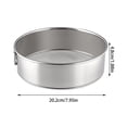 thumbnail image 2 of Stainless Steel Flour Sieve Fine Mesh Baking Filter Circular Powder Sieve 304 Grade Durable Kitchen Strainer for Sifting, 2 of 3