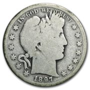 1897-S Barber Half Dollar Good Obv/AG Rev