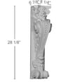 thumbnail image 2 of Ekena Millwork 8 1/4"W x 6 7/8"D x 28 1/8"H Fairfax Corbel (4-Pack), 2 of 5